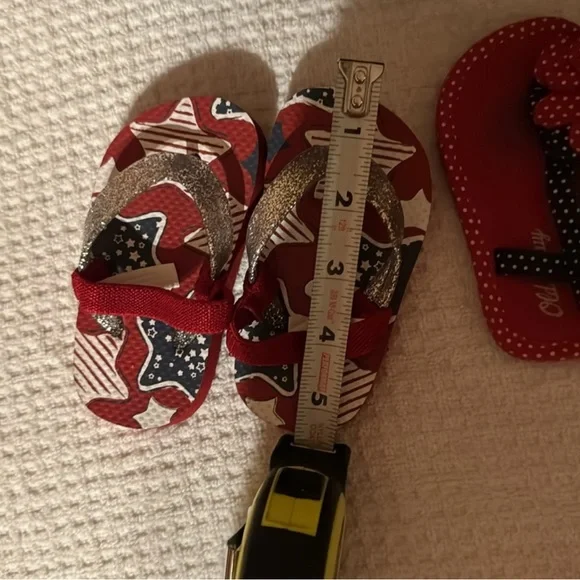 Patriotic Star and Polka Dot Baby Sandals - Picture 6 of 7